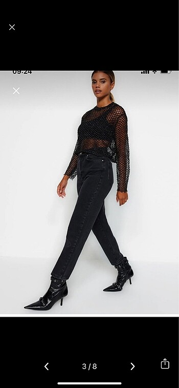 xs Beden Yüksek Bel mom jeans/ pantolon