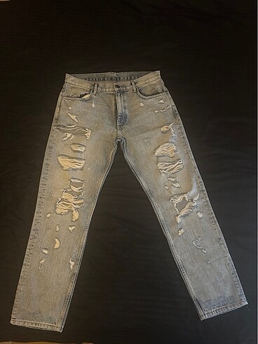 42 beden yırtık kot - jeans