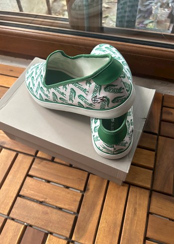 Lacoste Yeşil Baskılı Kadın Günlük Spor Ayakkabı lacoste