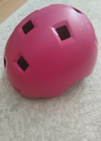 Pembe Biker Tarzı Motosiklet Kaskı çocuk kaskı - Görsel 2