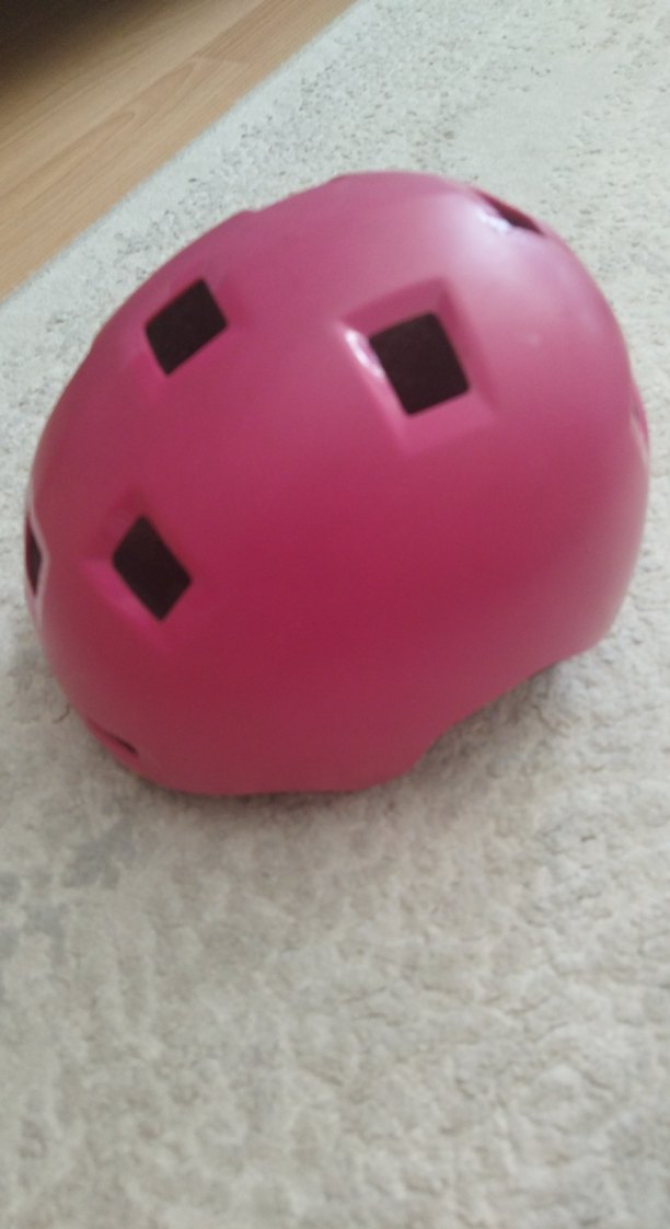 Pembe Biker Tarzı Motosiklet Kaskı çocuk kaskı - Görsel 2