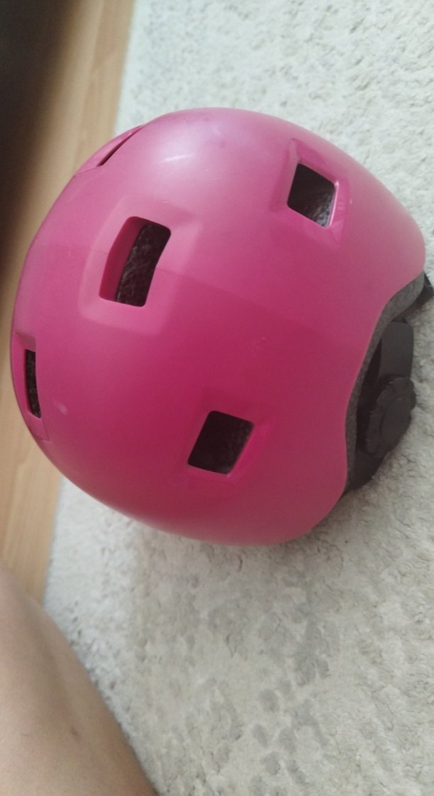 Pembe Biker Tarzı Motosiklet Kaskı çocuk kaskı - Görsel 3