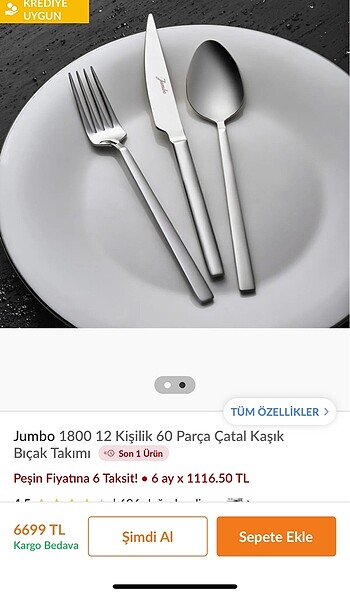 Jumbo #Jumbo çatal bıçak takımı