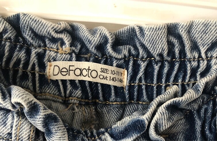 10 Yaş Beden Defacto kız çocuk slouchy pantolon