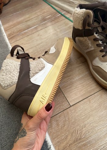 Defacto Kahverengi Tüylü Kadın Sneakers