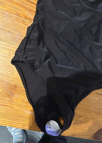 Siyah İnce Askılı Kadın Mayo - Görsel 2