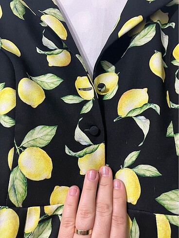Trendyol & Milla Balon Kol Limonlu Kısa Elbise