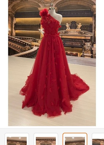 Kırmızı Uzun Katmanlı Kınalık - Görsel 5