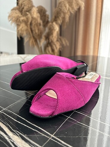 Zara Zara sıfır fuşya terlik