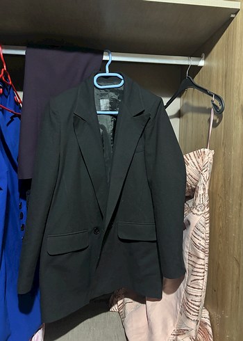 Zara Sik Siyah Tek Dugmeli Blazer Ceket