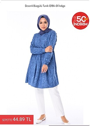 Indigo tunik sifir