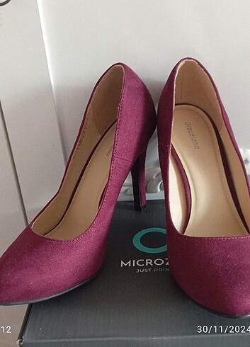 37 Beden bordo Renk Greceland marka stiletto