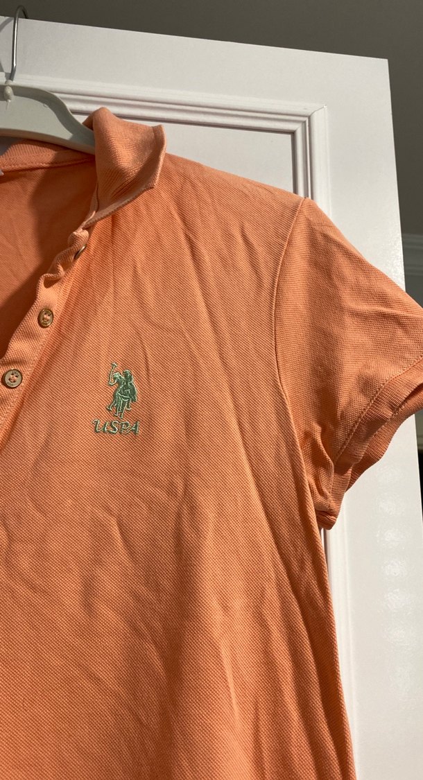 Turuncu Polo Elbise - Görsel 3