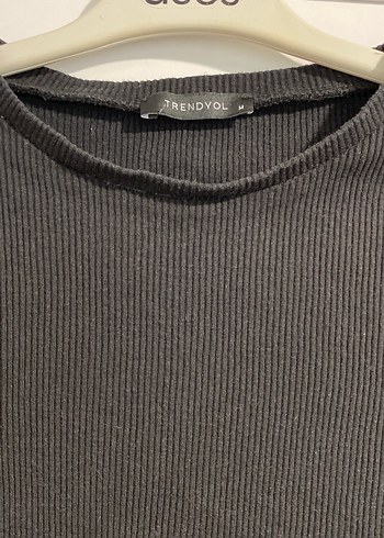 Siyah Kısa Kollu Midi Keten Elbise - Görsel 2