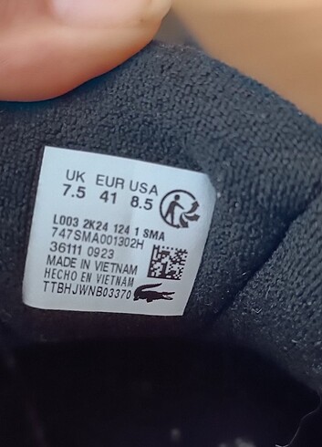 Lacoste Lacoste L003 41 no ayakkabı 
