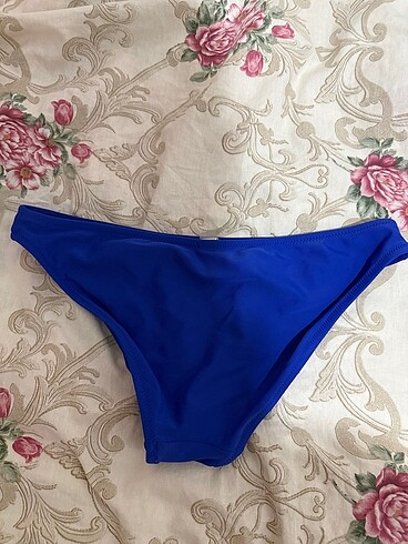 38 Beden mavi Renk Mavi bikini altı