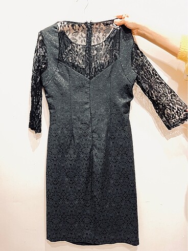 Zara Dantel Detaylı Abiye Elbise
