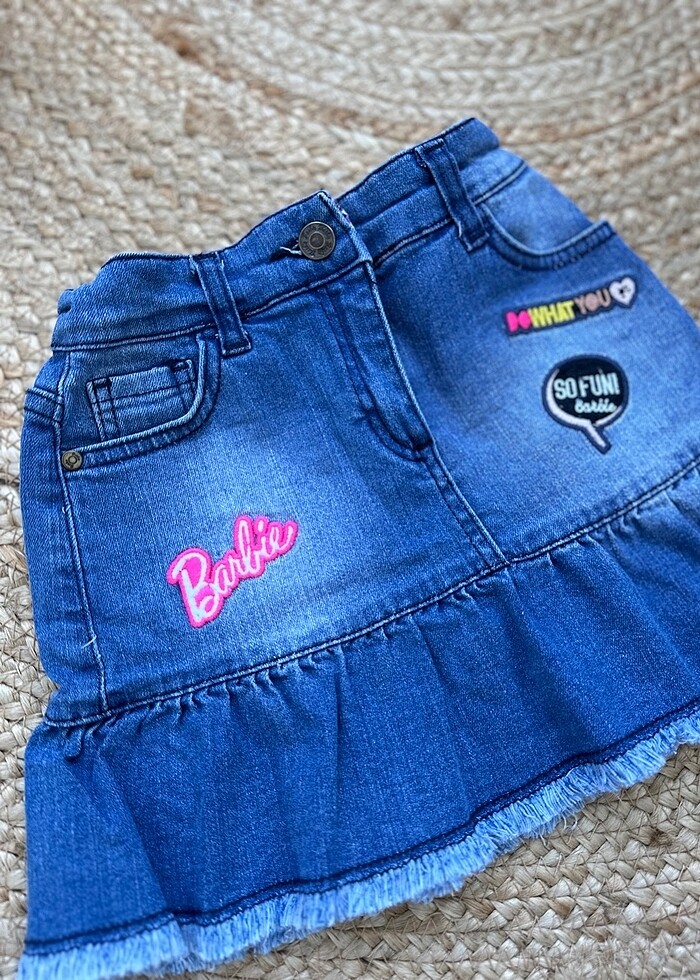 Kız çocuk etek Barbie - Görsel 2