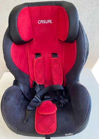 Koyu Kırmızı Çocuk Oto Koltuğu CASUAL - Görsel 11