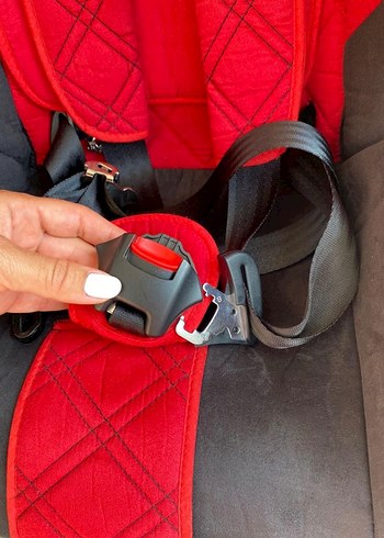 Koyu Kırmızı Çocuk Oto Koltuğu CASUAL - Görsel 4