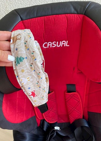 Koyu Kırmızı Çocuk Oto Koltuğu CASUAL - Görsel 8