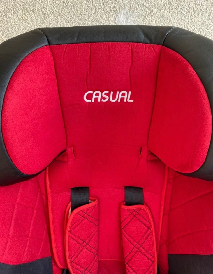 Koyu Kırmızı Çocuk Oto Koltuğu CASUAL - Görsel 5