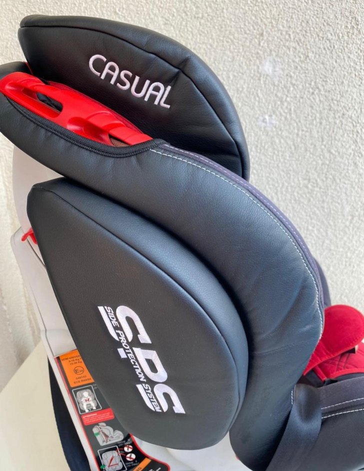 Koyu Kırmızı Çocuk Oto Koltuğu CASUAL - Görsel 2