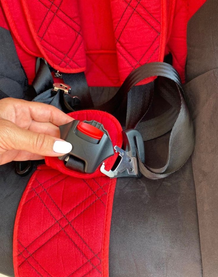 Koyu Kırmızı Çocuk Oto Koltuğu CASUAL - Görsel 4