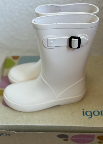 Beyaz Kız-erkek Çocuk igor Çizme - Görsel 2