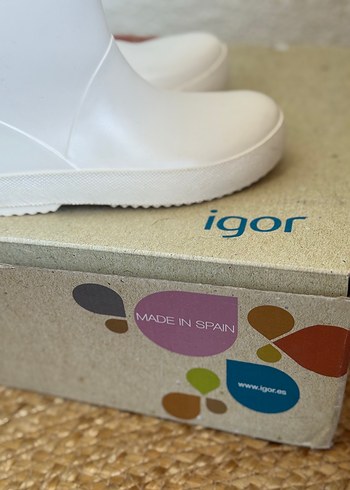 Beyaz Kız-erkek Çocuk igor Çizme - Görsel 5