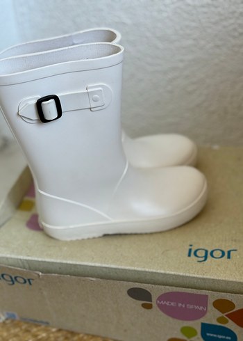 Beyaz Kız-erkek Çocuk igor Çizme - Görsel 6