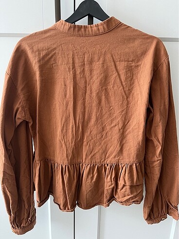 36 Beden camel Renk Trendyol Gömlek Bluz