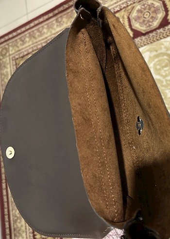 Klasik Beyaz Deri Kadın Çanta - Görsel 3