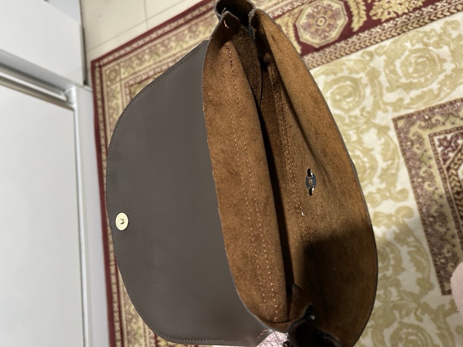 Klasik Beyaz Deri Kadın Çanta - Görsel 3