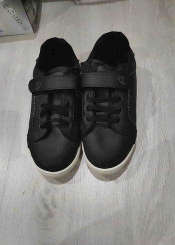 Siyah kız Çocuk Spor Ayakkabı - Görsel 2