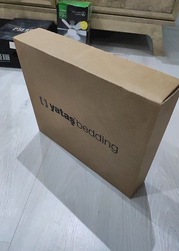 Bej Karton Yataş Bedding Kutusu - Görsel 2