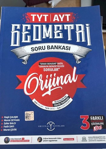 TYT AYT Geometri Soru Bankası Orijinal