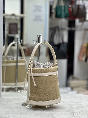 Kova Hasır Model Çanta - Görsel 6