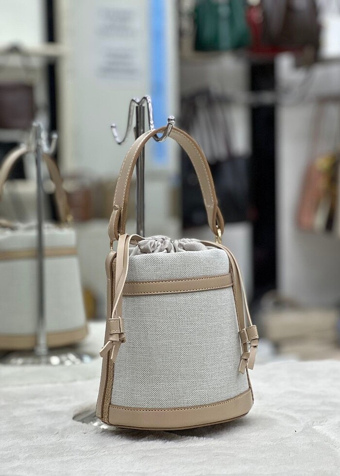 Kova Hasır Model Çanta - Görsel 3