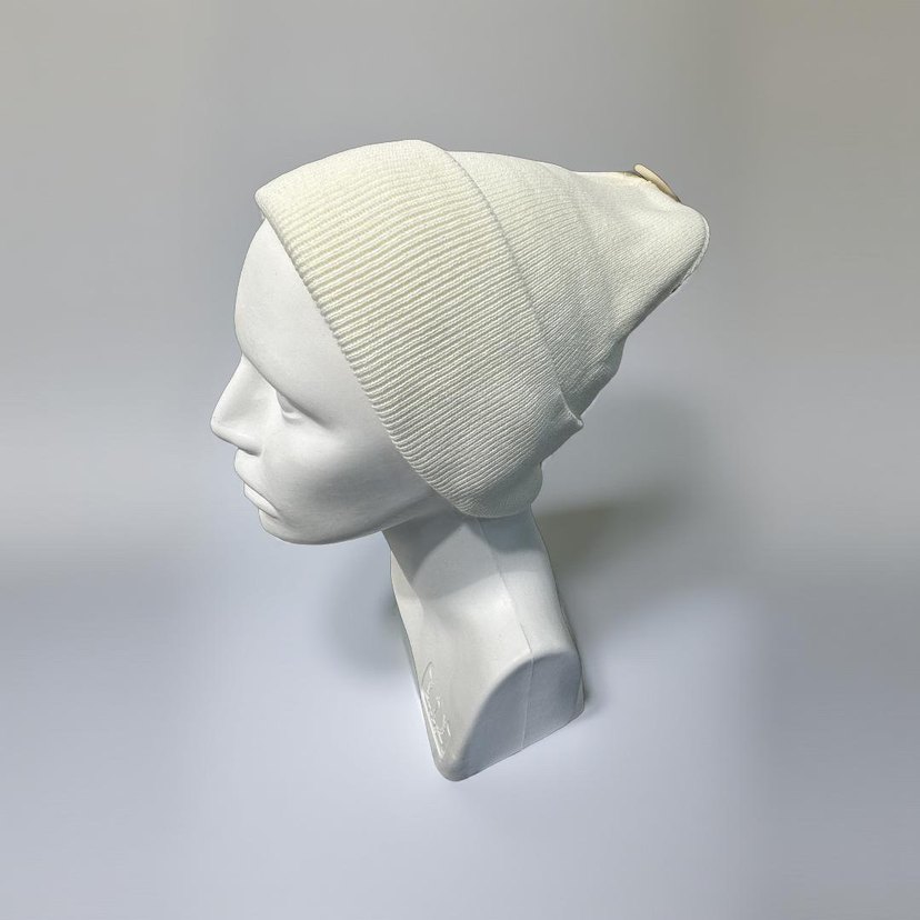 Beyaz Kadın Bere - Görsel 2