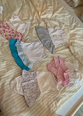 Pembe Fırfırlı Kolsuz Bebek Body - Görsel 7