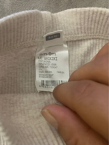 6-9 Ay Beden Cigit ve lcw unisex tayt 