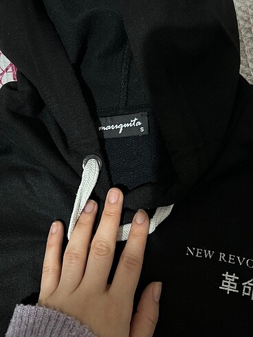 Zara Sırtı baskılı sweat