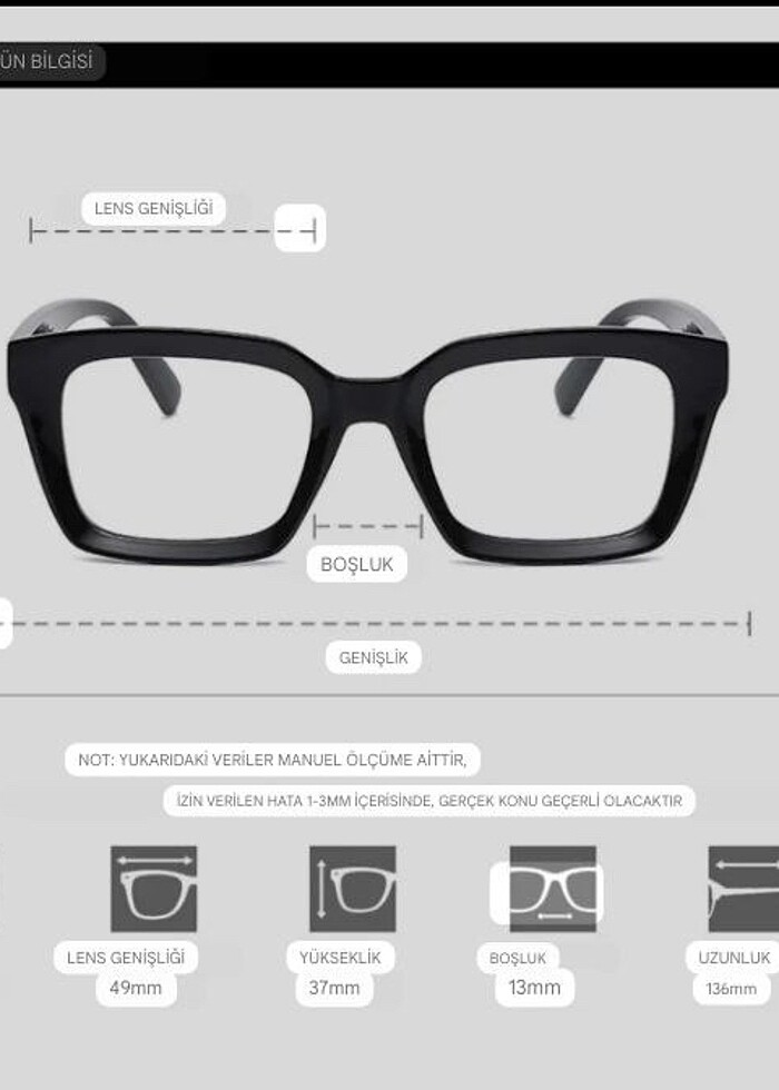 Mavi ışık engelleyici bayan gözlük - Görsel 5