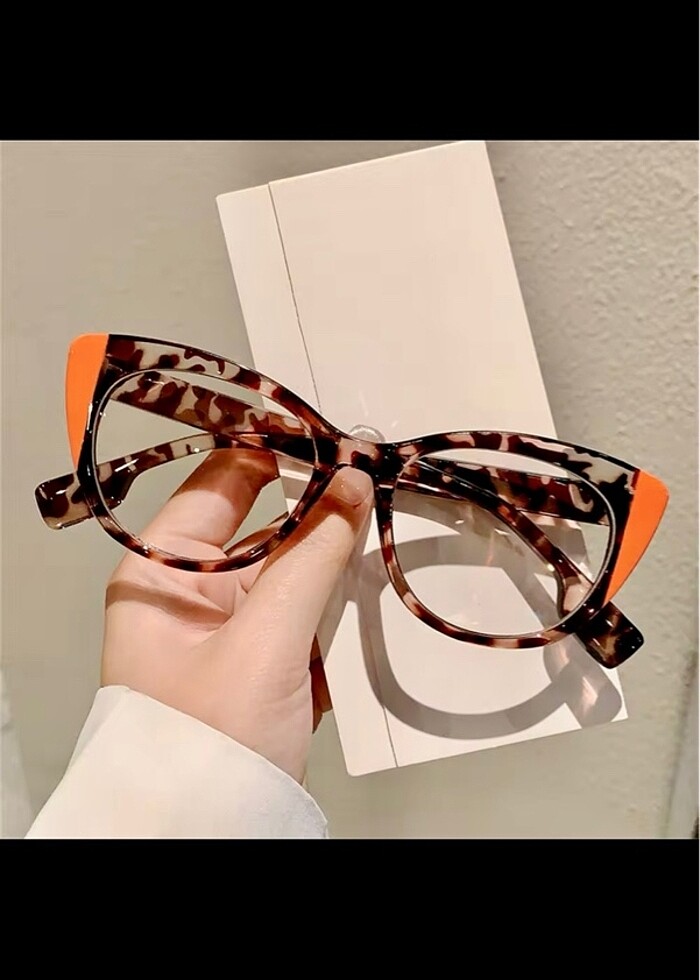 2024 Moda Cat Eye Mavi Işık Korumalı Göz - Görsel 2