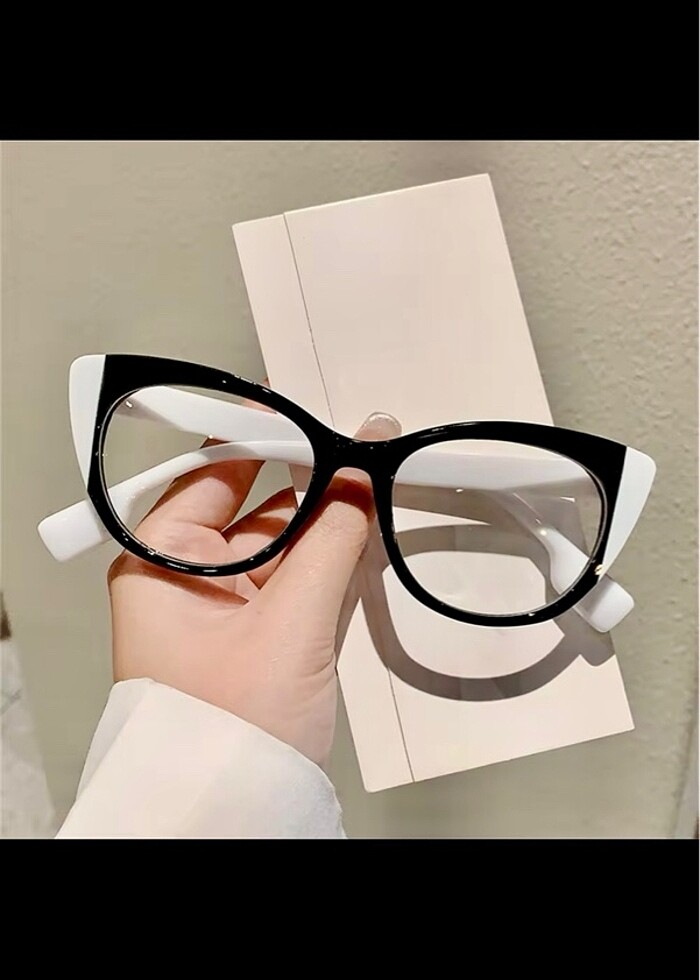 2024 Moda Cat Eye Mavi Işık Korumalı Göz - Görsel 3