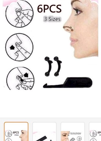 BURUN UCU KALDIRMA APARATI KALDIRICI 3LÜ - Görsel 3