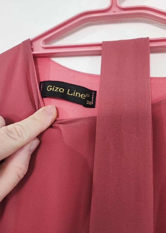 Tesettür Şifon Elbise - Görsel 4