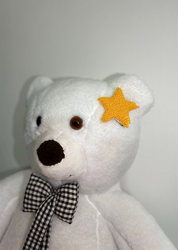 Sarı Örgü Yıldız Saç Tokası - Görsel 2