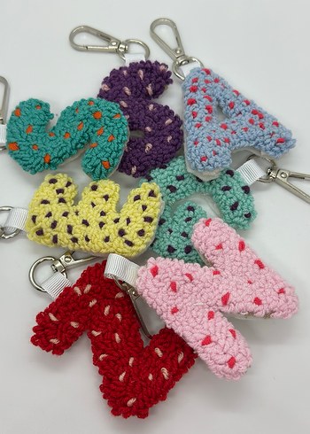 El Yapımı Harf Anahtarlık - Görsel 2